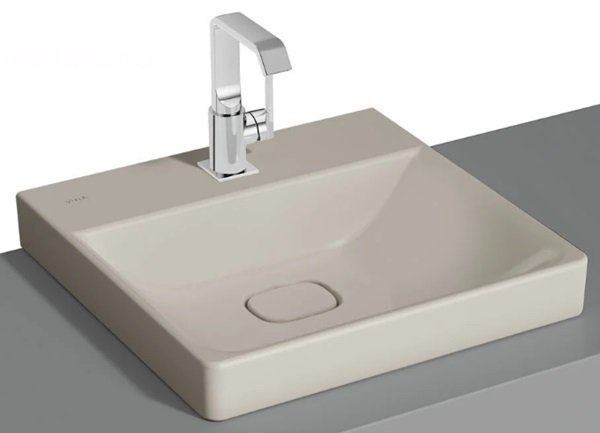 Vitra 7525B020-0937 Metropole Çanak lavabo, 50cm Mat Bej.